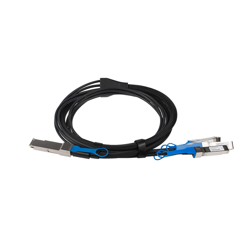 StarTech QSFP4SFPPC2M 40GbE QSFP+ to 4x SFP+ DAC 40 Gbps Low Power Passive Transceiver 2m